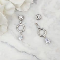 Pendientes plata Gaia