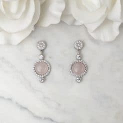 Pendientes novia morganita