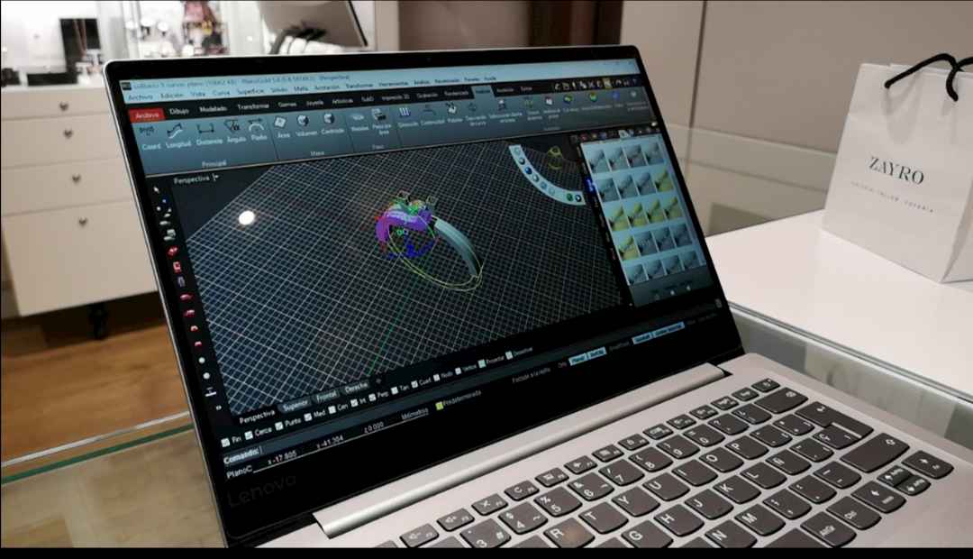 diseño 3D de anillos de compromiso
